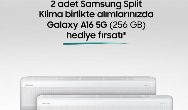 Samsung Split Klimalarda 2’li Alımlara Özel Sürprizler!
