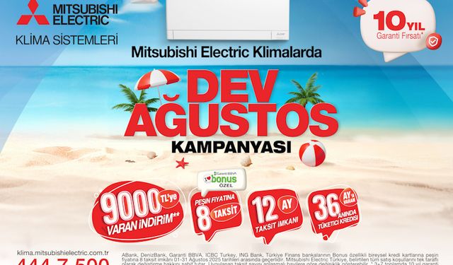 Mitsubishi Electric Klimalarda Dev Kampanya!