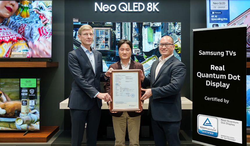 Samsung'a 'Gerçek Quantum Dot Ekran' Sertifikası!